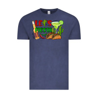 Vintage Denim let's fiesta taco and beer Vintage Tee - BarkalooDesign
