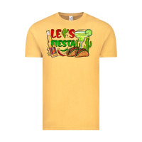 Vintage Mustard let's fiesta taco and beer Vintage Tee - BarkalooDesign