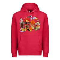 Cardinal Firefighter Coffee Cups Premium Hoodie - FaDigitalArtStudio
