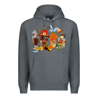 Rock Firefighter Coffee Cups Premium Hoodie - FaDigitalArtStudio