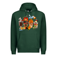 Sports Green Firefighter Coffee Cups Premium Hoodie - FaDigitalArtStudio