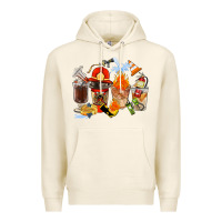 Tofu Firefighter Coffee Cups Premium Hoodie - FaDigitalArtStudio