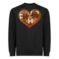 Black melanin skin tone heart black history Heavyweight Sweatshirt - CowGirlArtShop