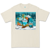 Bone winter coffee cups with gnome Premium Tee - NancyCooperArtShop