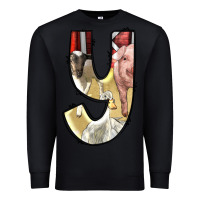 Black farm life alphabet lowercase letters y Premium Sweatshirt - BundleAndBundleShop