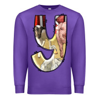 Purple farm life alphabet lowercase letters y Premium Sweatshirt - BundleAndBundleShop