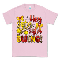 Bubblegum Pink hey sister sister swing softball Classic Tee - Artiststas
