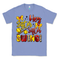 Colony Blue hey sister sister swing softball Classic Tee - Artiststas