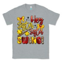 Heather Grey hey sister sister swing softball Classic Tee - Artiststas