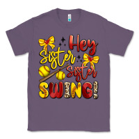 Lavender hey sister sister swing softball Classic Tee - Artiststas