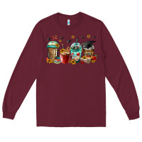Burgundy senior 2023 graduation coffee Long Sleeve Tee - Jasminsmagicworld