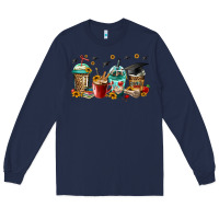 Navy senior 2023 graduation coffee Long Sleeve Tee - Jasminsmagicworld