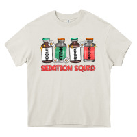 Cream sedation squad Heavy Core Tee - MaliasSmallBusiness