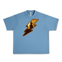 Pebble Blue Cowboy Sunset Lightning Urban Heavy Tee - Bettercallsaul