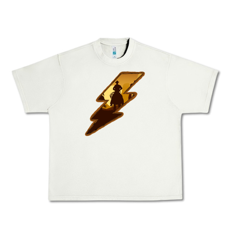 Cowboy Sunset Lightning Urban Heavy Tee by Bettercallsaul | Teevron