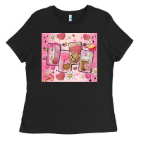 Cafecito Y Chisme Valentine's Day Ladies Tee | Teevron