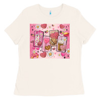 Bone cafecito y chisme valentine's day Ladies Tee - MaliasSmallBusiness