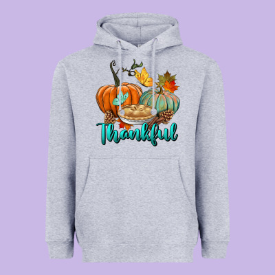 Thankful Pumpkins Heavyweight Hoodie Designed By Bundleandbundleshop