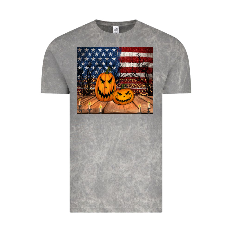 Halloween American Flag Tumbler Vintage Tee by Jasminsmagicworld | Teevron
