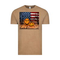 Vintage Coffee halloween american flag tumbler Vintage Tee - Jasminsmagicworld