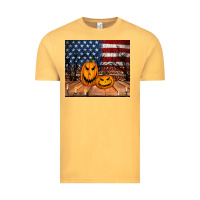 Vintage Mustard halloween american flag tumbler Vintage Tee - Jasminsmagicworld