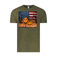 Vintage Olive halloween american flag tumbler Vintage Tee - Jasminsmagicworld