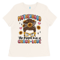 Bone motherhood the perfect mix of chaos and love Ladies Tee - MaliasSmallBusiness
