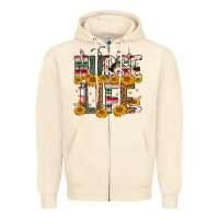 Sandshell Western Nurse Life Zipper Hoodie - FaDigitalArtStudio