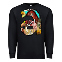 Black farm life alphabet lowercase letters a Premium Sweatshirt - BundleAndBundleShop