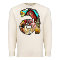 Sandshell farm life alphabet lowercase letters a Premium Sweatshirt - BundleAndBundleShop