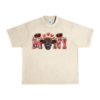 Sandshell valentine's day mini black highland calf Urban Heavy Tee - RanaPortraitStore