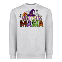 Heather Grey witchy mama Heavyweight Sweatshirt - CowGirlArtShop