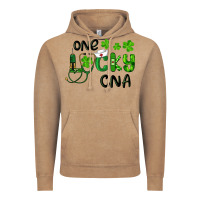 Vintage Coffee St. Patrick's Day One Lucky Cna Vintage Hoodie - RanaPortraitStore