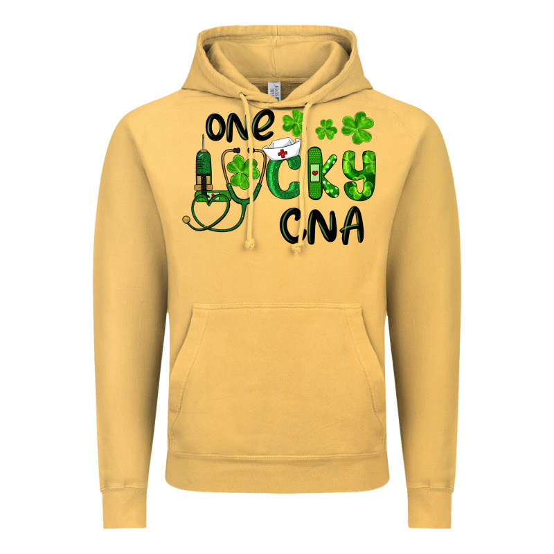 St. Patrick's Day One Lucky Cna Vintage Hoodie by RanaPortraitStore | Teevron