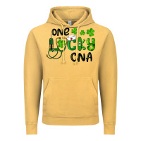 Vintage Mustard St. Patrick's Day One Lucky Cna Vintage Hoodie - RanaPortraitStore