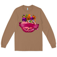 Toasted Coconut Personalized Girl Halloween Candy Long Sleeve Tee - texasbilliewilder
