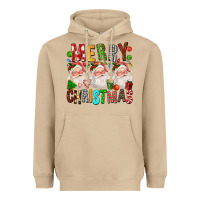 Mushroom Merry christmas santa Heavyweight Hoodie - FaDigitalArtStudio
