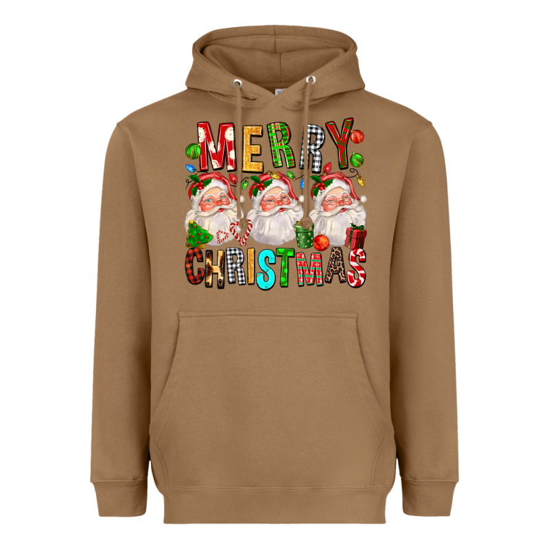 Merry Christmas Santa Heavyweight Hoodie by FaDigitalArtStudio | Teevron