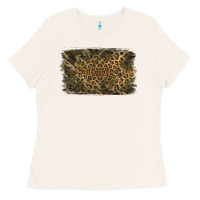 Bone Camouflage Leopard Background Ladies Tee - Jasminsmagicworld