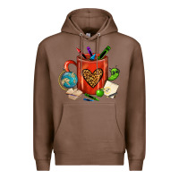 Chestnut teacher crayons coffee mug Premium Hoodie - FaDigitalArtStudio