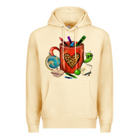 Pina Colada teacher crayons coffee mug Premium Hoodie - FaDigitalArtStudio
