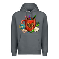 Rock teacher crayons coffee mug Premium Hoodie - FaDigitalArtStudio