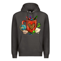 Smoke teacher crayons coffee mug Premium Hoodie - FaDigitalArtStudio