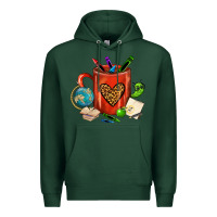 Sports Green teacher crayons coffee mug Premium Hoodie - FaDigitalArtStudio