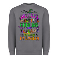 Storm witches monsters goblins and screams its almost halloween Heavyweight Sweatshirt - CowGirlArtShop