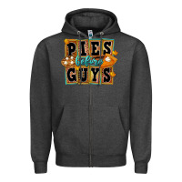 Charcoal Heather Pies Before Guys Zipper Hoodie - FaDigitalArtStudio
