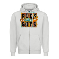 Dove Grey Pies Before Guys Zipper Hoodie - FaDigitalArtStudio