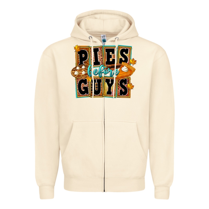 Pies Before Guys Zipper Hoodie by FaDigitalArtStudio | Teevron