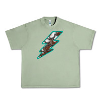 Oil Green Horseshoe Lightning Urban Heavy Tee - Bettercallsaul