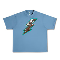 Pebble Blue Horseshoe Lightning Urban Heavy Tee - Bettercallsaul